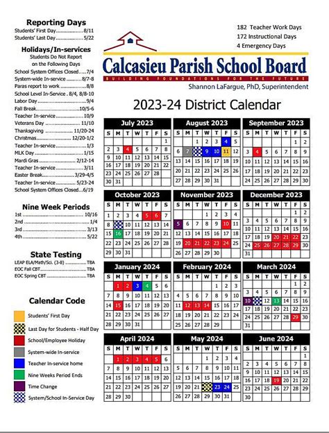 calcasieu parish schools|calcasieu parish school calendar 2024.